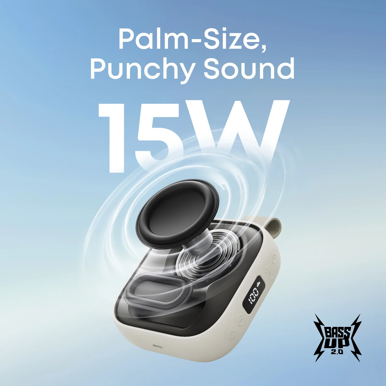 ANKER SOUNDCORE BOOM GO 3I PORTABLE BLUETOOTH SPEAKER 15W WHITE D5103020 thumbnail 6