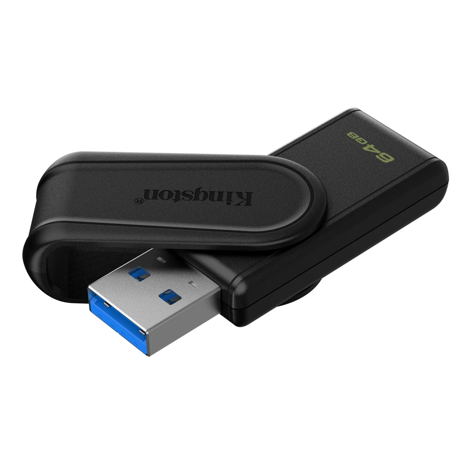 KINGSTON 64GB DATA TRAVELER EXODIA S USB 3.2 GEN1 FLASH DRIVE-BLACK DTXS64GB thumbnail 2