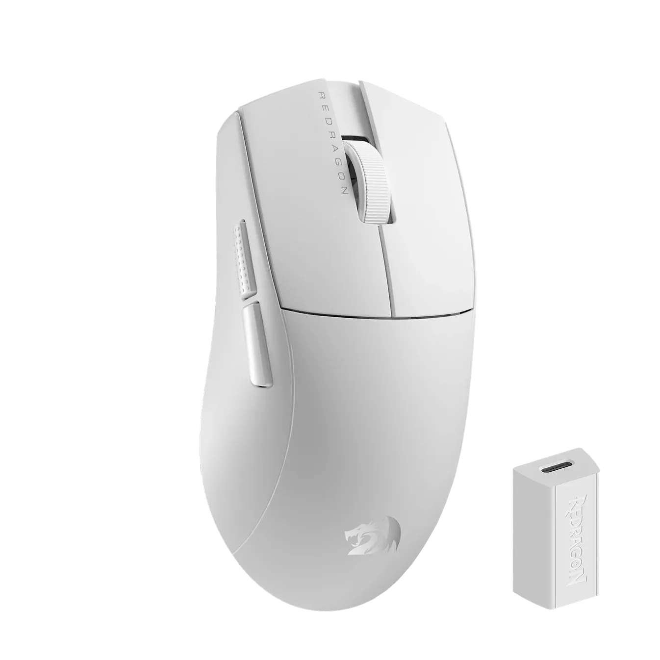 REDRAGON K1NG PRO 4K WIRED/WIRELESS GAMING MOUSE WHITE M916W-PRO-4K