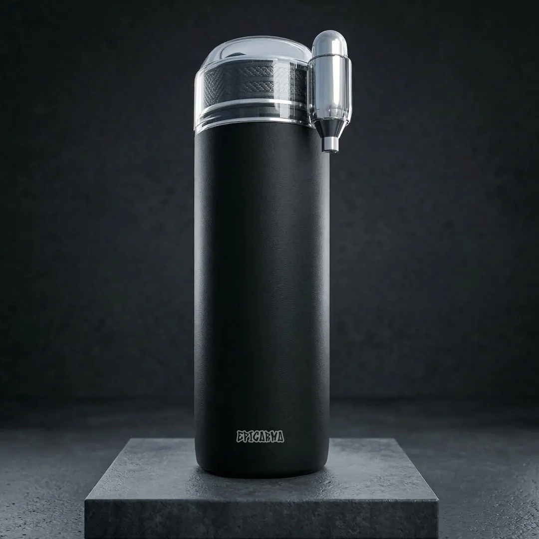 EPICARMA SPARKLING WATER BOTTLE BLACK EA-SPKWB750-BK+ EPICARMA CO2 8G CAPSULE PACK OF 10 SILVER EA-CO2CAP8-SL thumbnail 7