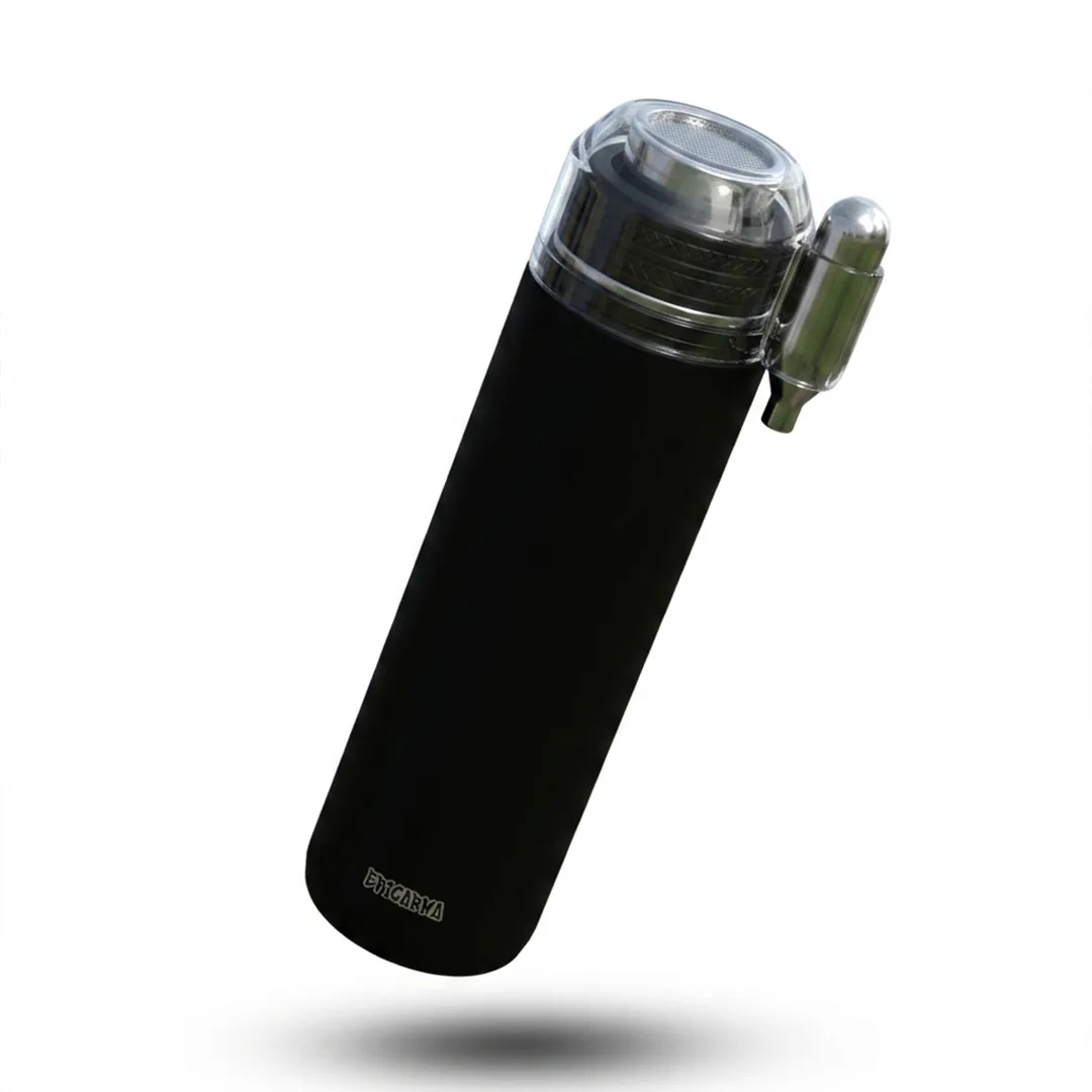 EPICARMA SPARKLING WATER BOTTLE BLACK EA-SPKWB750-BK+ EPICARMA CO2 8G CAPSULE PACK OF 10 SILVER EA-CO2CAP8-SL thumbnail 2