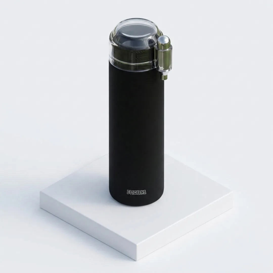 EPICARMA SPARKLING WATER BOTTLE BLACK EA-SPKWB750-BK+ EPICARMA CO2 8G CAPSULE PACK OF 10 SILVER EA-CO2CAP8-SL thumbnail 3