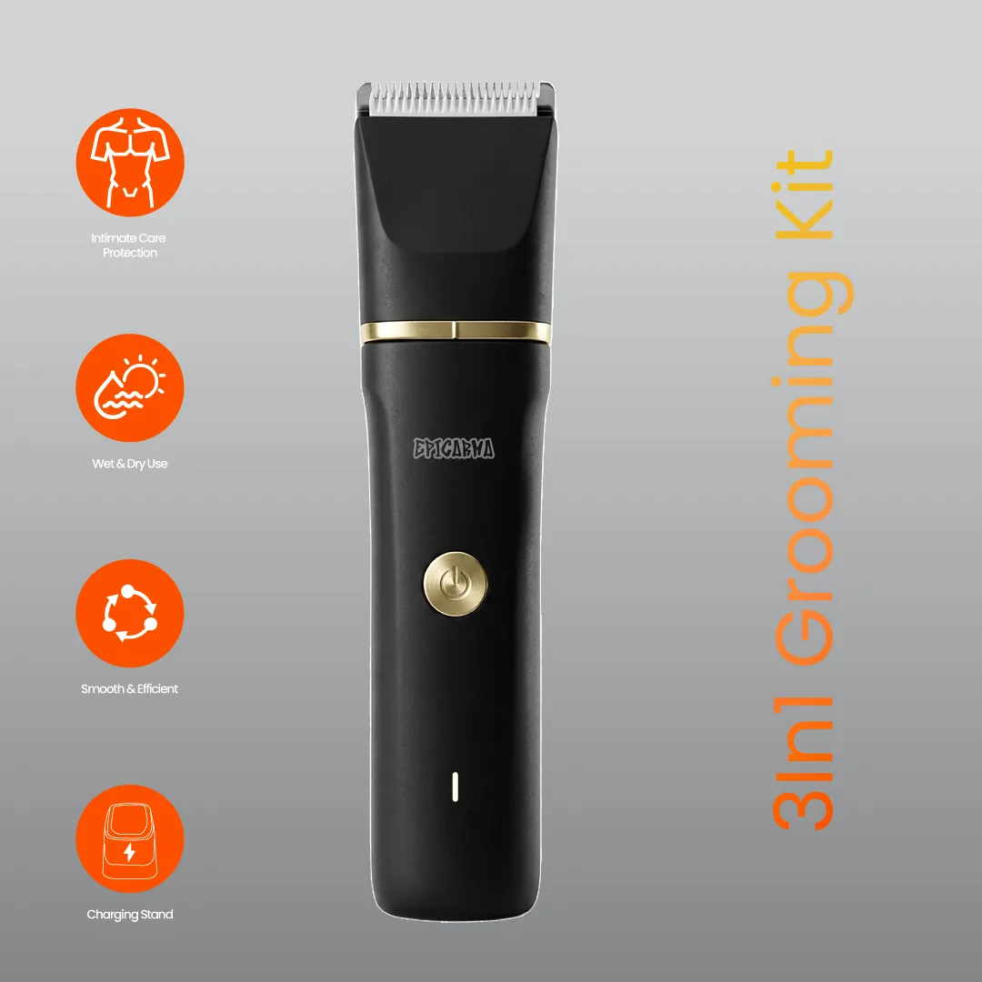 EPICARMA 3 IN 1 GROOMING KIT BLACK EA-TC017-BK thumbnail 2