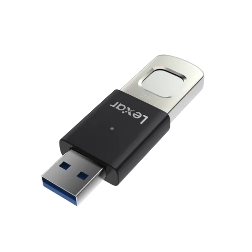 LEXAR JUMPDRIVE FINGER PRINT F35 PRO USB 3.2 GEN 1 300MBS 64GB LJDF35P064G-RNBNG thumbnail 2