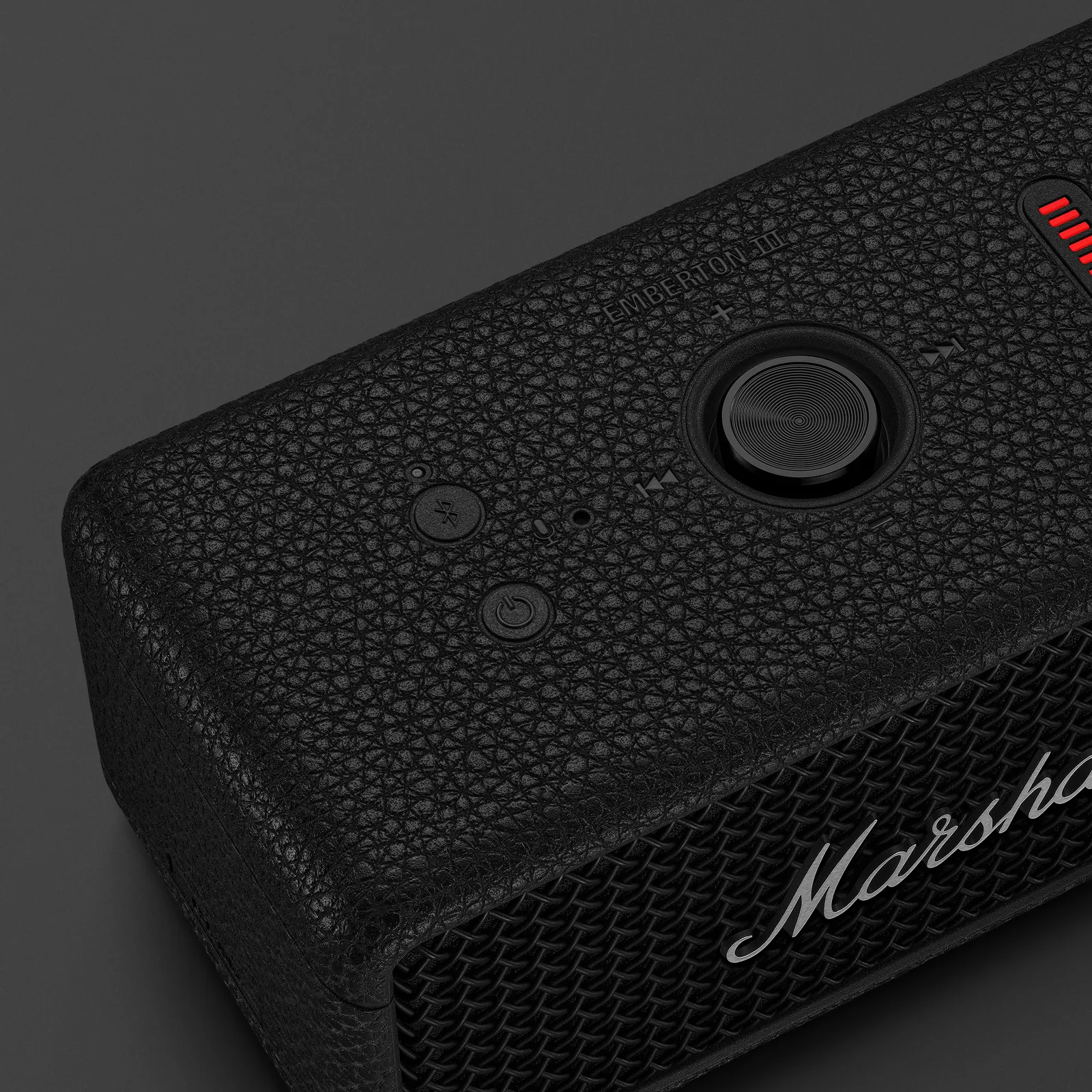 MARSHALL EMBERTON III PORTABLE WIRELESS SPEAKER BLACK AND SILVER EMBERTON III-BLKSL thumbnail 7