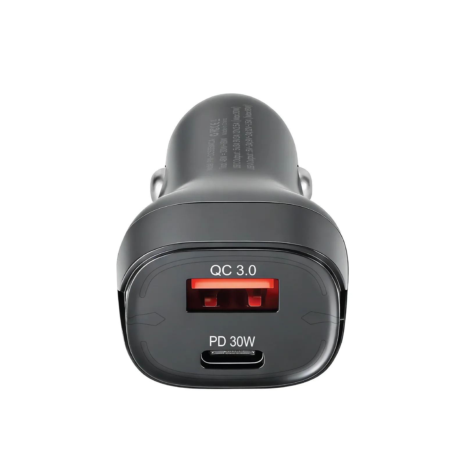 PAWA QUAD PRO DUAL PORT CAR CHARGER 48W GREY PW-CC535WCA-GY thumbnail 2