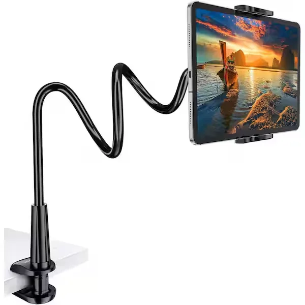UNIVERSAL FLEXIBLE GOOSENECK TABLET HOLDER
