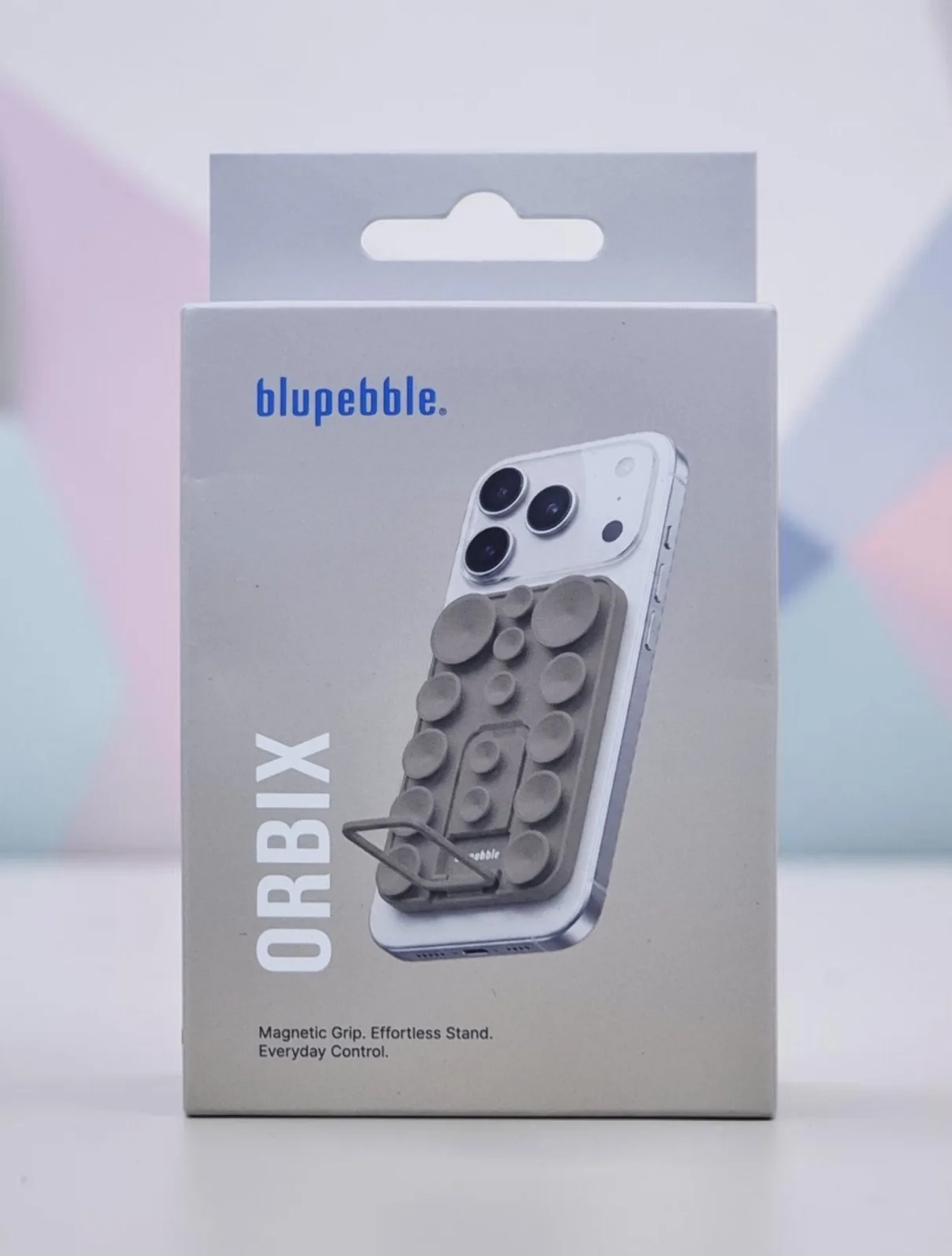 BLUPEBBLE ORBIX MAGNETIC GRIP STAND TITANIUM GRAY BP-ORBIX-TG
