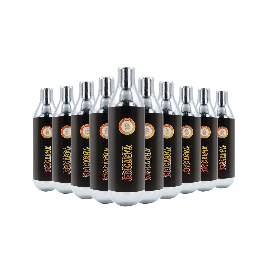 EPICARMA CO2 8G CAPSULE PACK OF 10 SILVER EA-CO2CAP8-SL