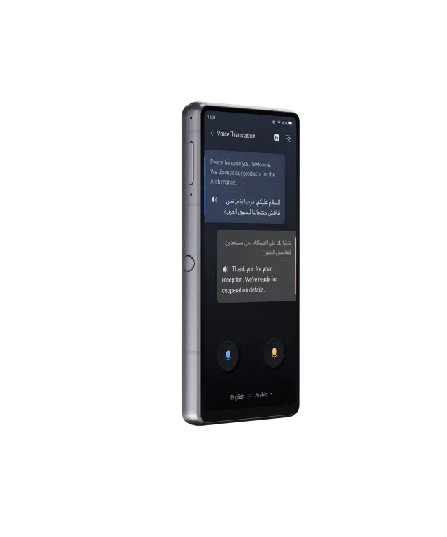 IFLYTEK DUAL SCREEN AI TRANSLATOR WHITE-AIT-2511 thumbnail 4