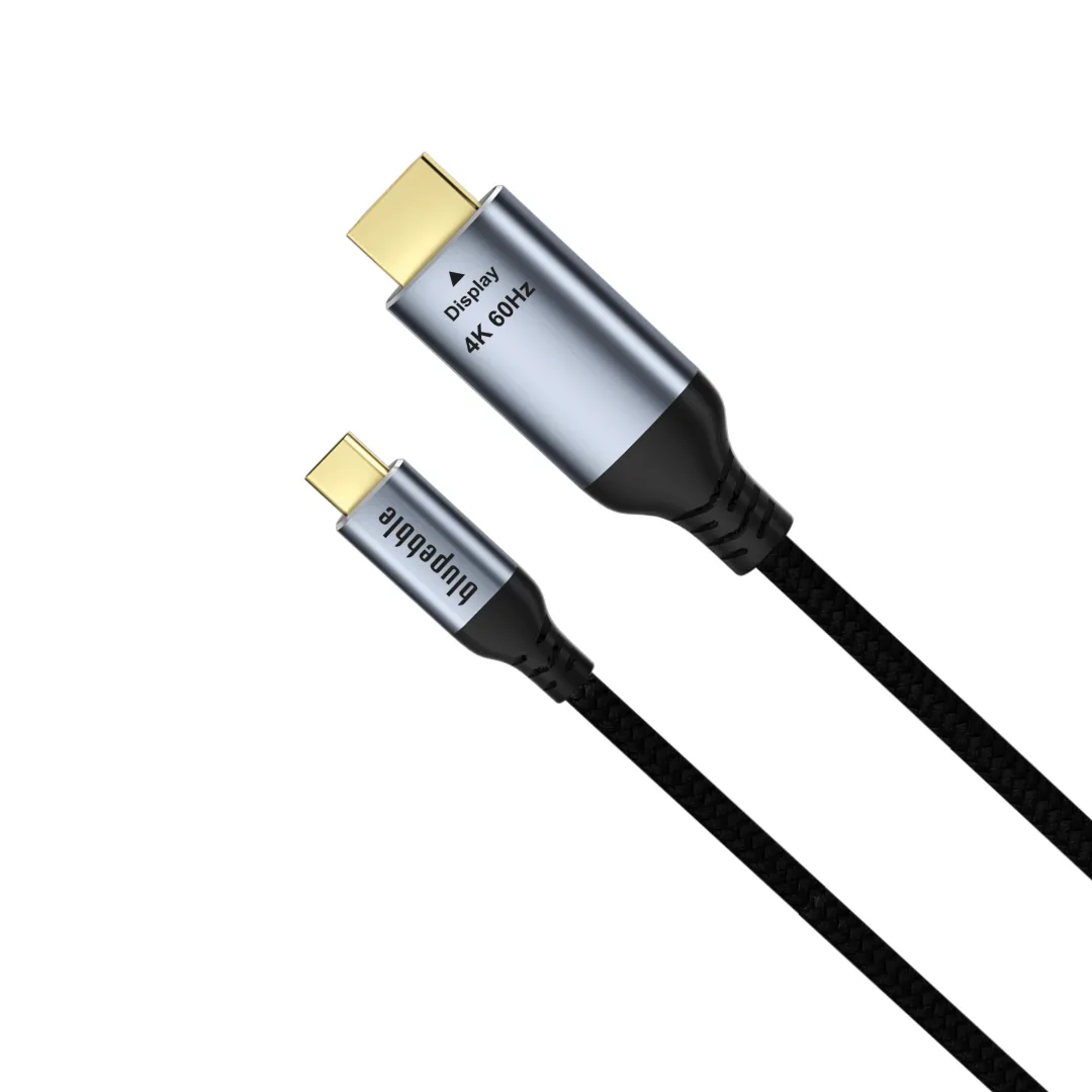 BLUPEBBLE USB-C TO HDMI CABLE 1.8M BLACK BP-C2HDMI1.8M-BK