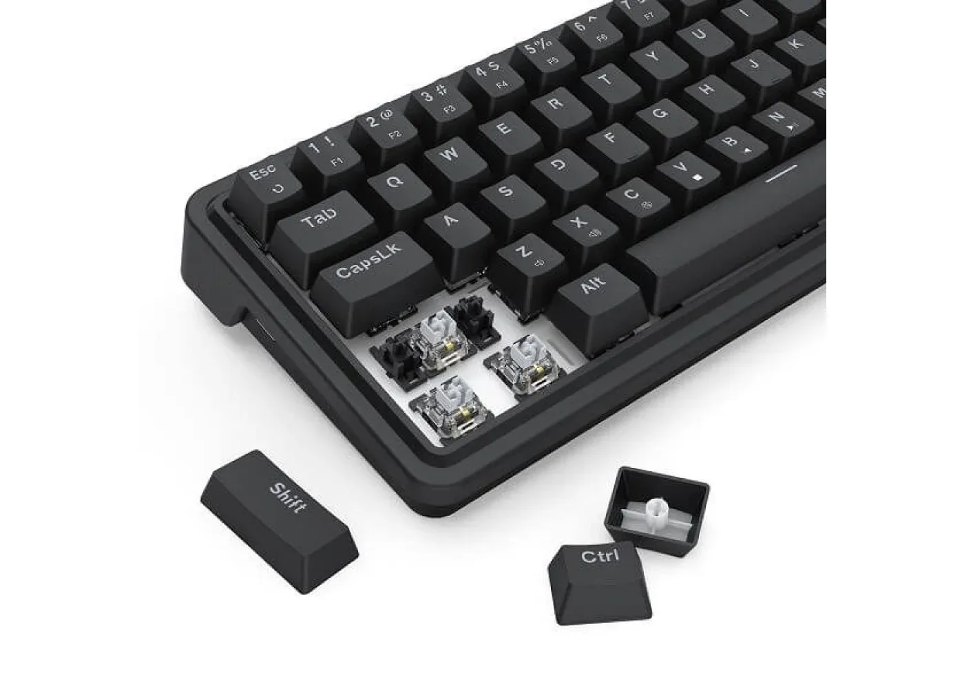 REDRAGON K709 65% WIRED GASKET RGB GAMING KEYBOARD BLACK K709-RGB thumbnail 3