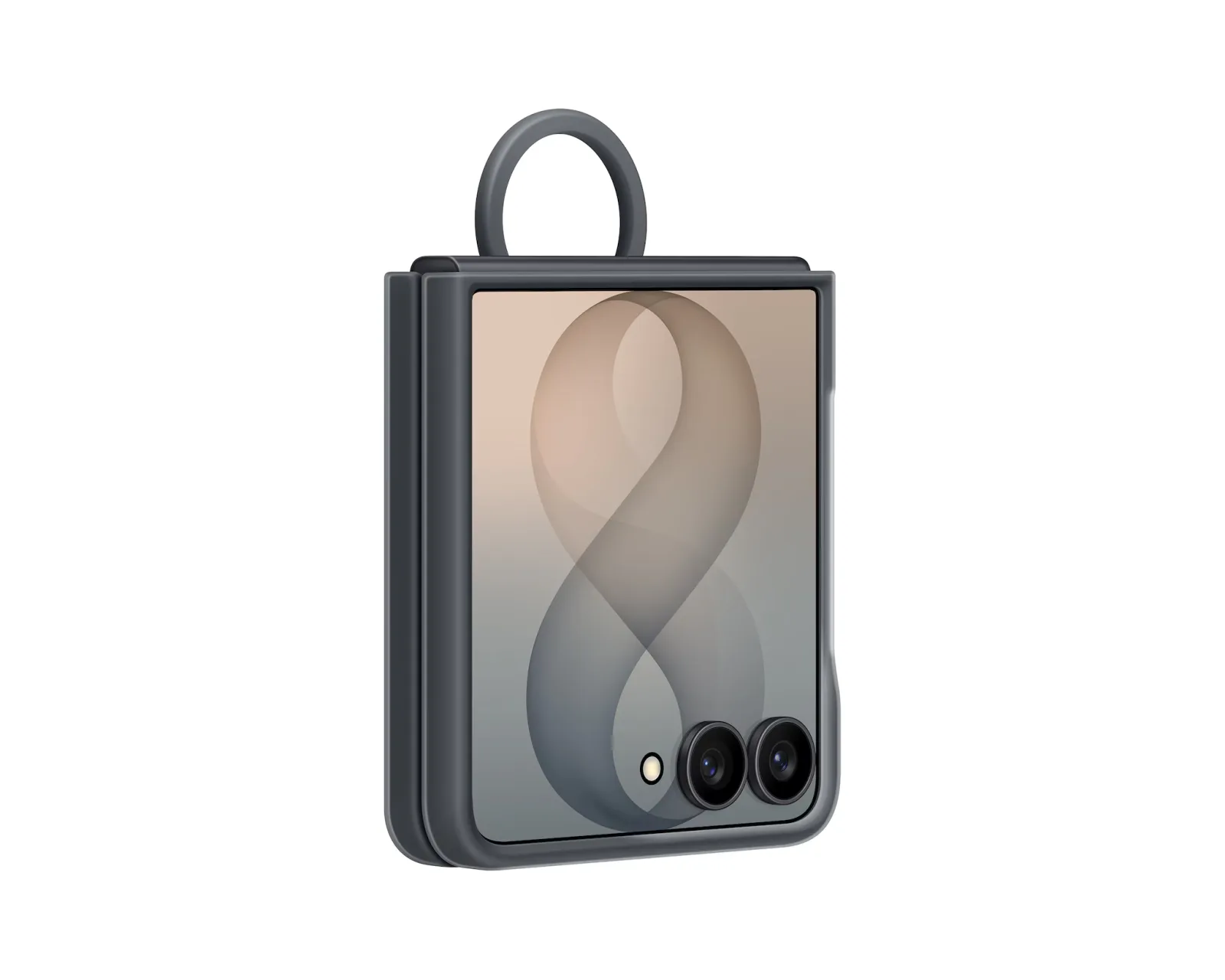 SAMSUNG GALAXY Z FLIP 8 SILICONE RING MAGNET CASE GRAPHITE EF-EF776CBEGWW thumbnail 2