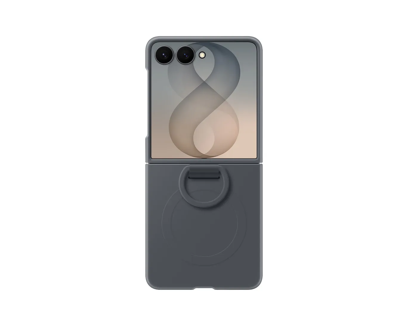 SAMSUNG GALAXY Z FLIP 8 SILICONE RING MAGNET CASE GRAPHITE EF-EF776CBEGWW thumbnail 3