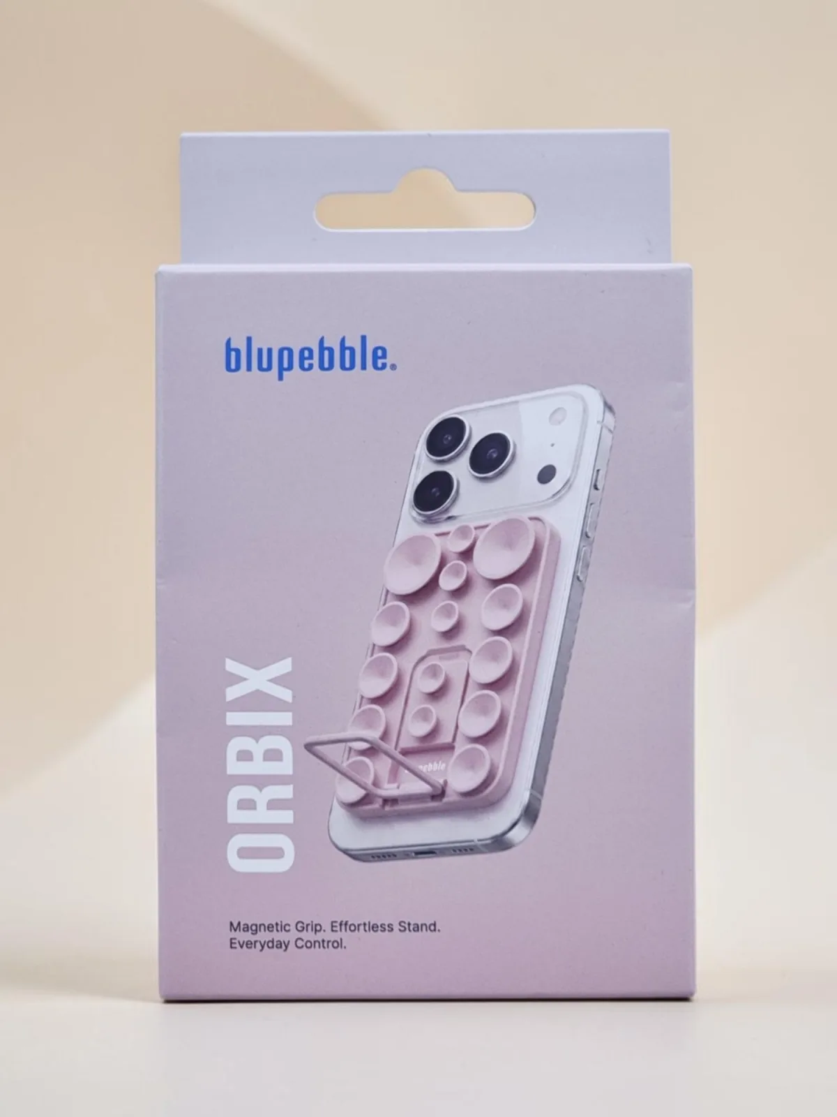 BLUPEBBLE ORBIX MAGNETIC GRIP STAND PINK SAND BP-ORBIX-PS