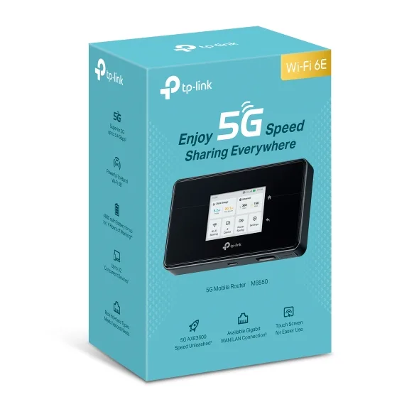 TP-LINK WIFI 6E 5G MOBILE ROUTER M8550 thumbnail 2