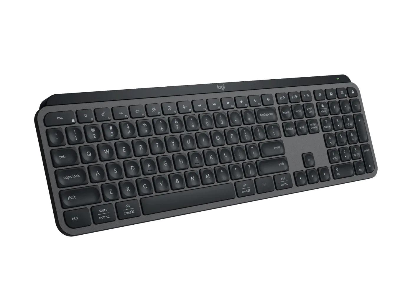 LOGITECH MX KEYS WIRELESS ILLUMINATED KEYBOARD FOR BUSINESS GRAPHITE ENGLISH 920-010251 thumbnail 4
