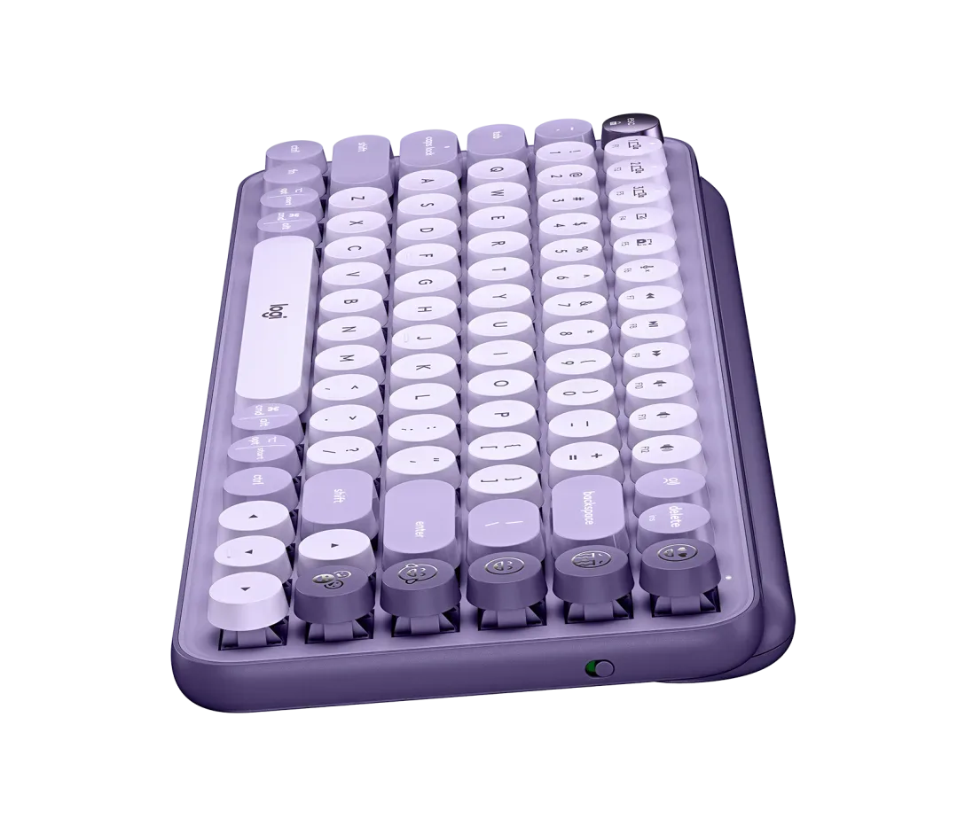 LOGITECH POP KEYS WIRELESS MECHANICAL KEYBOARD ARB LAVENDER 920-011525 thumbnail 4