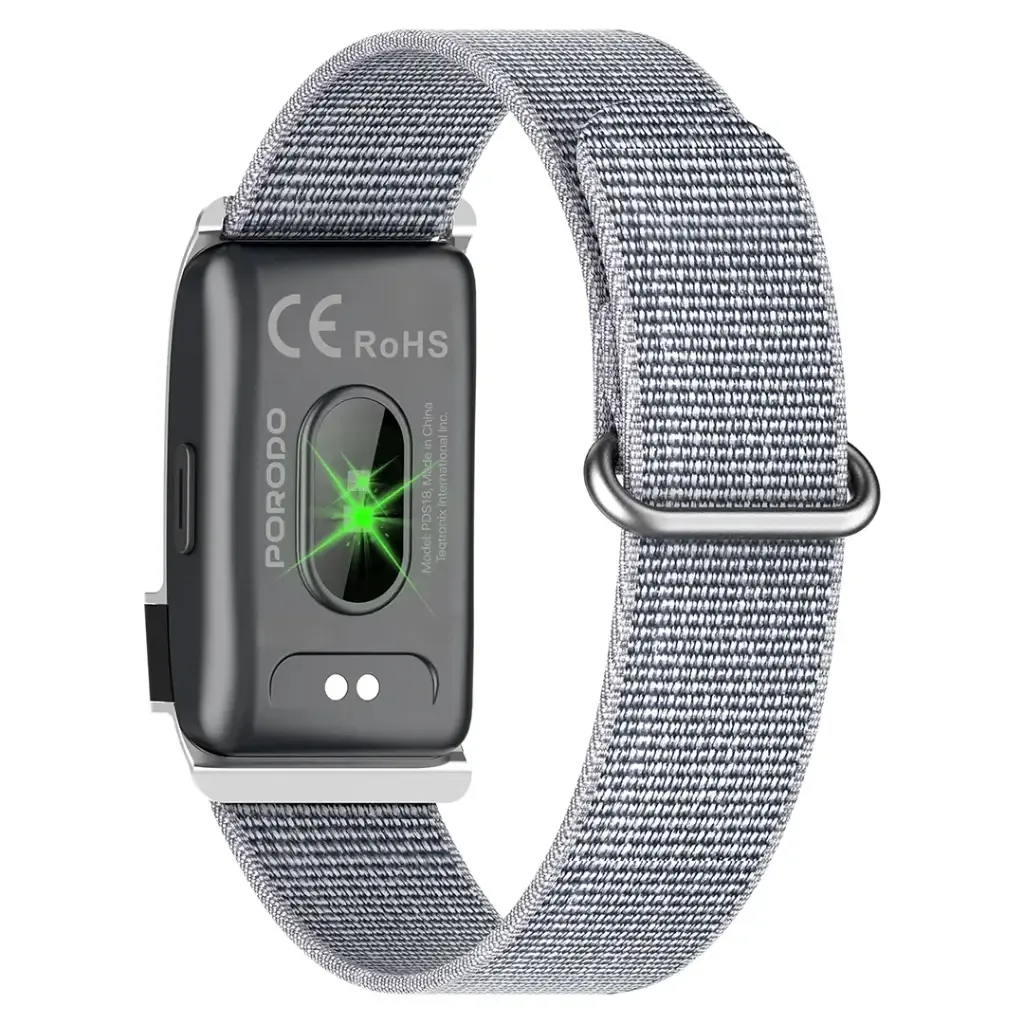 PORODO TRACKFIT PRO SMART BRACELET FITNESS TRACKER WITH DISPLAY APP SILVER PDS18SL thumbnail 3