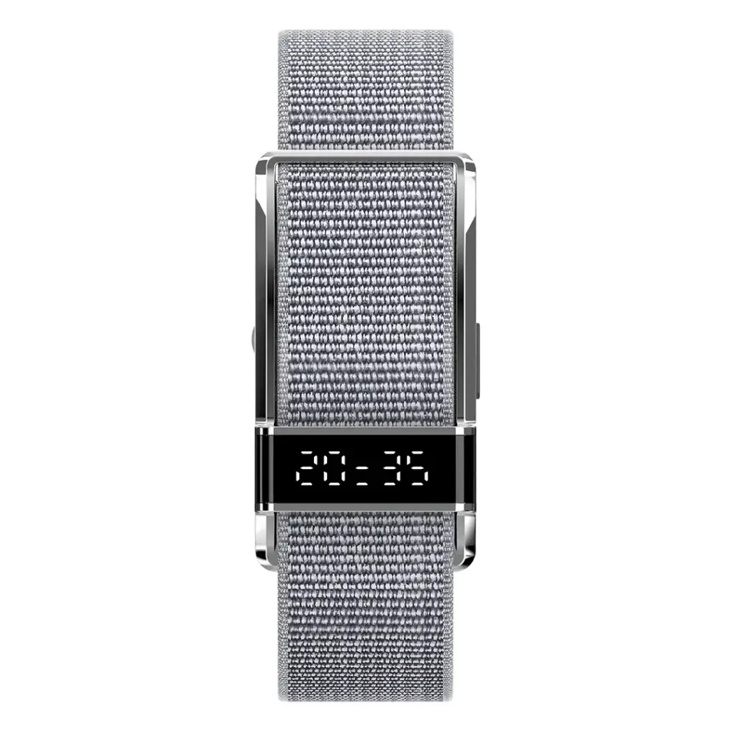 PORODO TRACKFIT PRO SMART BRACELET FITNESS TRACKER WITH DISPLAY APP SILVER PDS18SL thumbnail 4