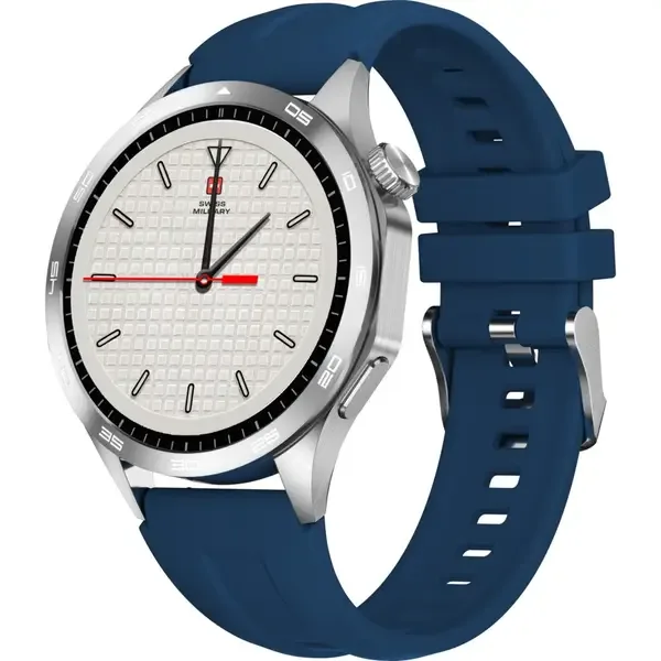 SWISS MILITARY SWISS INTERNATIONAL CLASSIC SMART WATCH SILICONE STRAP BLUE SM-WCH-INTL-CLASS-SILM-BLUS thumbnail 7