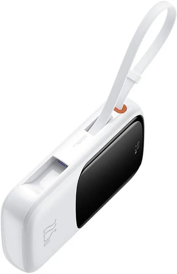BASEUS QPOW PRO+ DUAL DIGITAL DISPLAY FAST CHARGING POWER BANK 20000MAH 22.5W MOON WHITE P10067103213 thumbnail 6