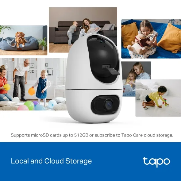 TP-LINK DUAL LENS 2K+2K RESOLUTION PAN-TILT SECURITY CAMERA TAPO C245D thumbnail 4