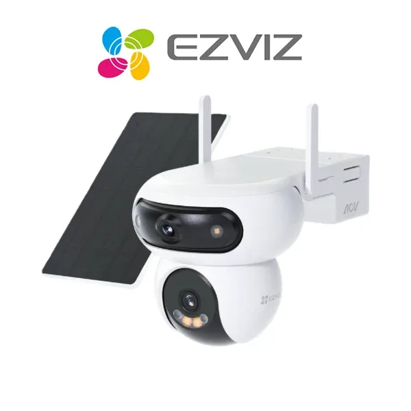 EZVIZ SMART BATTERY CAMERA KIT 4G NETWORK 2K+ DUAL-LENS 4MP+4MP CS-HB90X