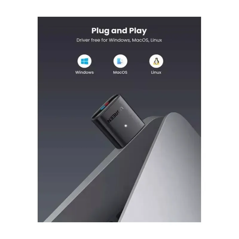 UGREEN SWITCH USB BLUETOOTH TRANSMITTER 10928 thumbnail 3
