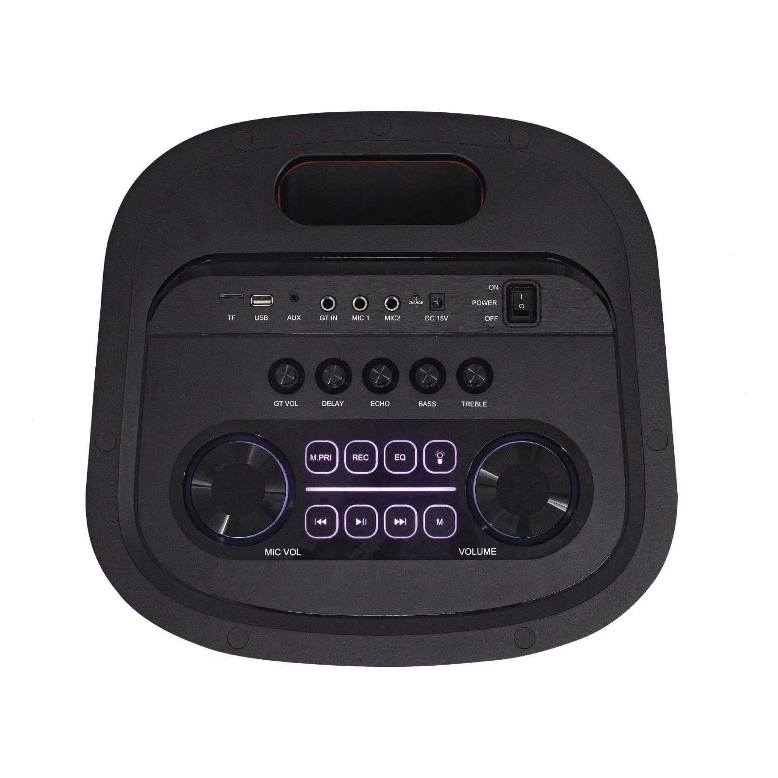 PAWA AURA BEAT PARTY SPEAKER WITH WIELESS MICROPHONR BLACK PW-SPWLTW11-BK thumbnail 7