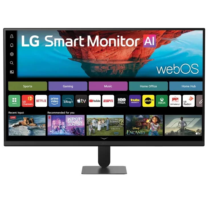 LG 32 INCH AI U7S UHD MONITOR FOR STREAMING WITH WEBOS SMART MONITOR 32U701SB-B.AMA