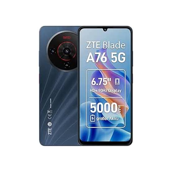 ZTE BLADE A76 5G 6GB-128GB STARDUST BLACK WITH ZTE CHARGER Z2469N