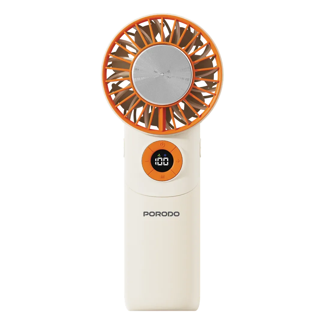 PORODO LIFESTYLE CHILLO WAVE PORTABLE MINI FAN BEIGE PDLFSTCF1BG