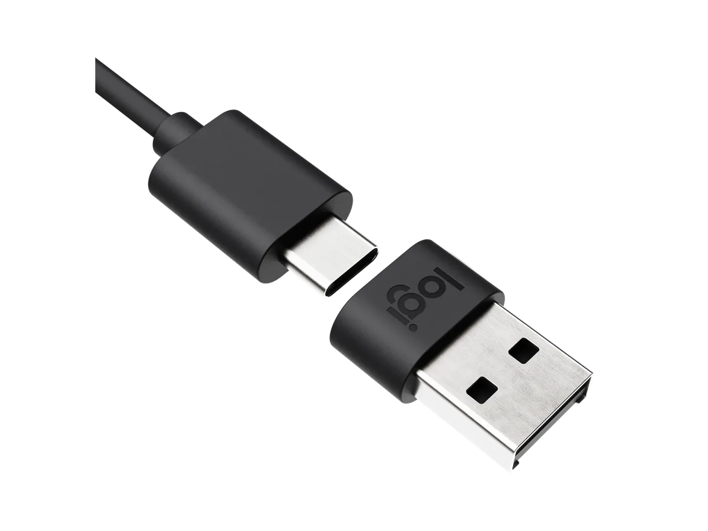 LOGITECH ZONE WIRED USB C HEADSET WITH USB A ADAPTER GRAY 981-000875 thumbnail 6